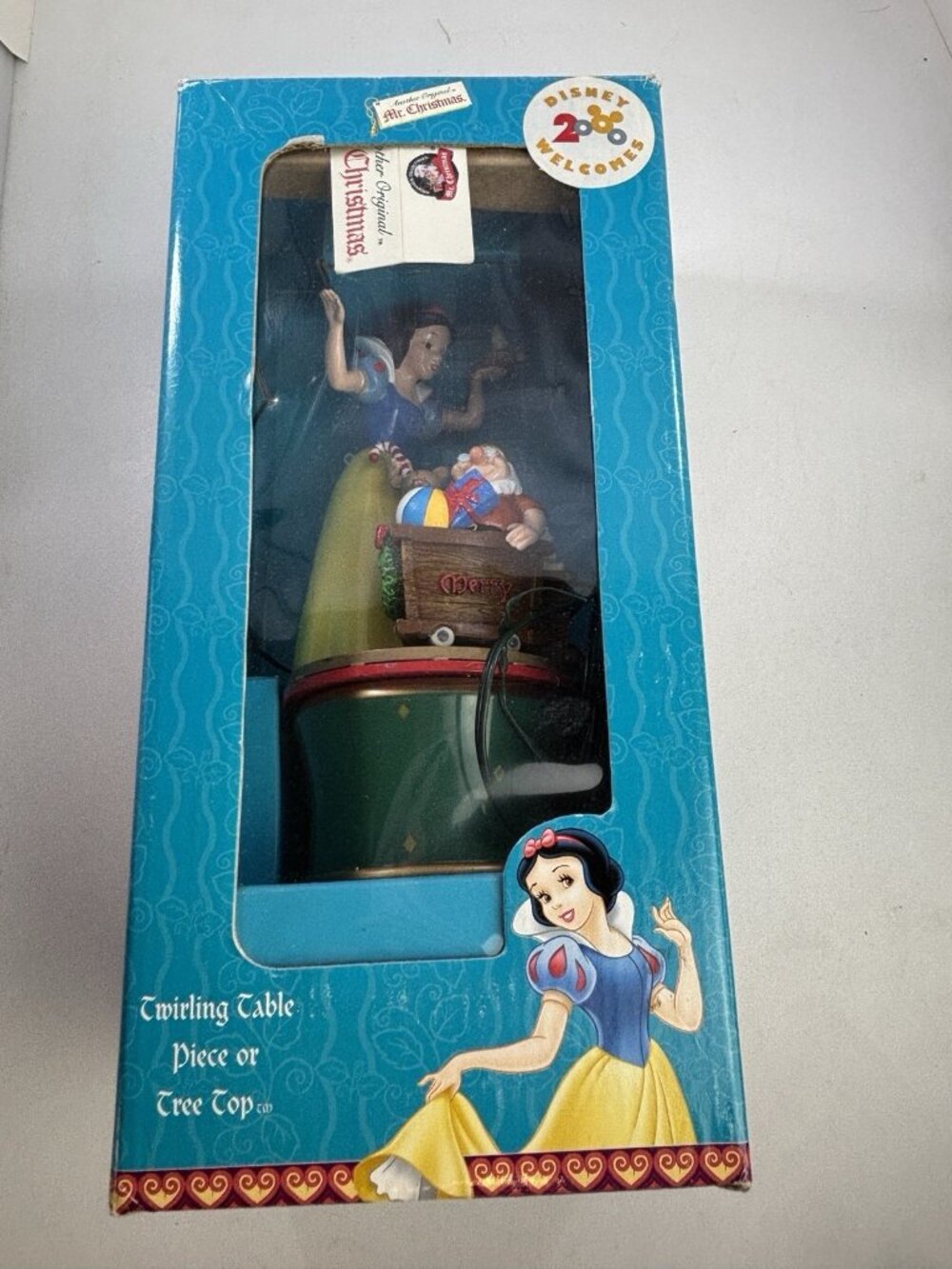 WALT DISNEY'S SNOW WHITE & THE SEVEN DWARFS MR CHRISTMAS Tabletop or Tree Topper - Picture 7 of 9